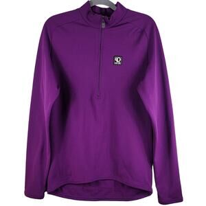 Pearl Izumi Technical Wear Athletic Purple Cycling Pullover 1/4 Zip Jacket L